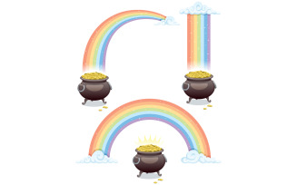 Pot & Rainbow - Illustration