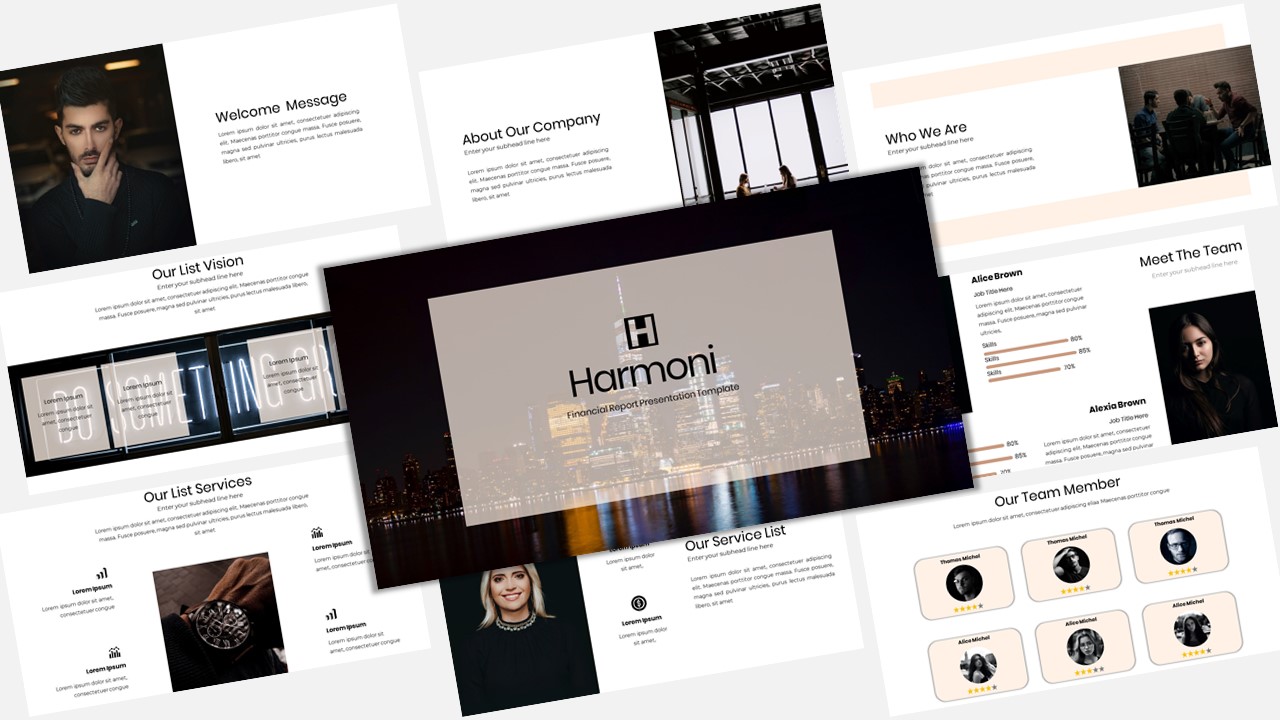 "Harmoni - Creative Business" - Keynote шаблон №148468