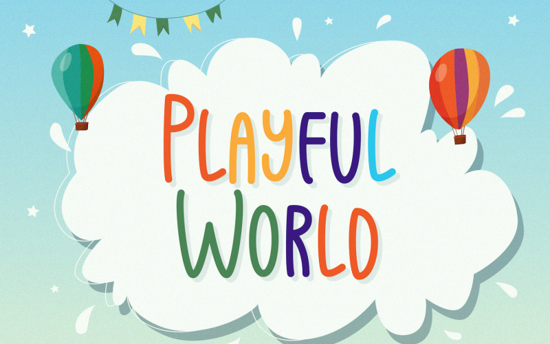 Playful World - Playful Display Font