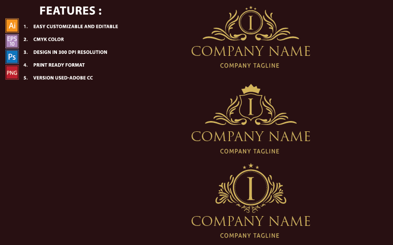 Kit Graphique #148571 Royal Luxe Divers Modles Web - Logo template Preview