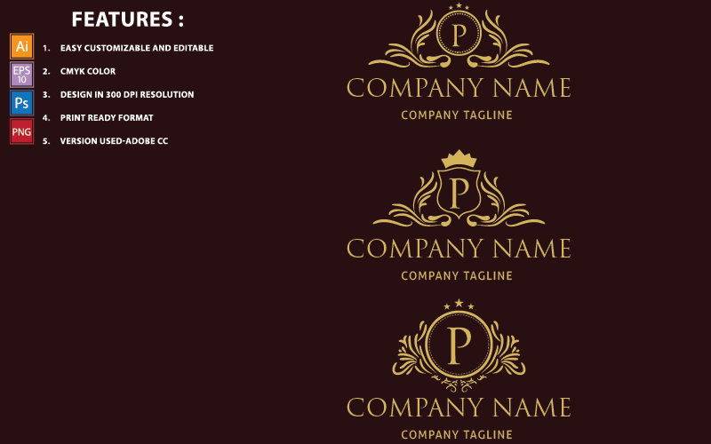 Kit Graphique #148578 Royal Luxury Divers Modles Web - Logo template Preview