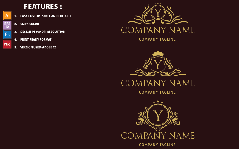 Kit Graphique #148586 Royal Luxury Divers Modles Web - Logo template Preview