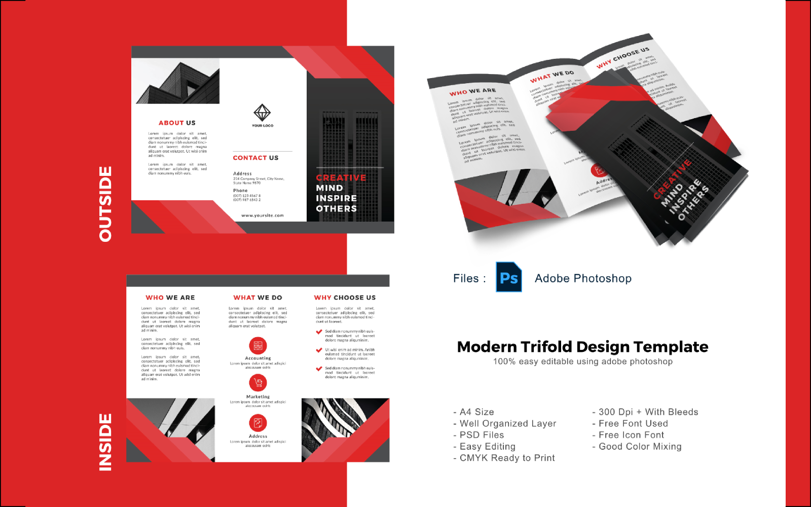 Kit Graphique #148671 Template Brochure Web Design - Logo template Preview