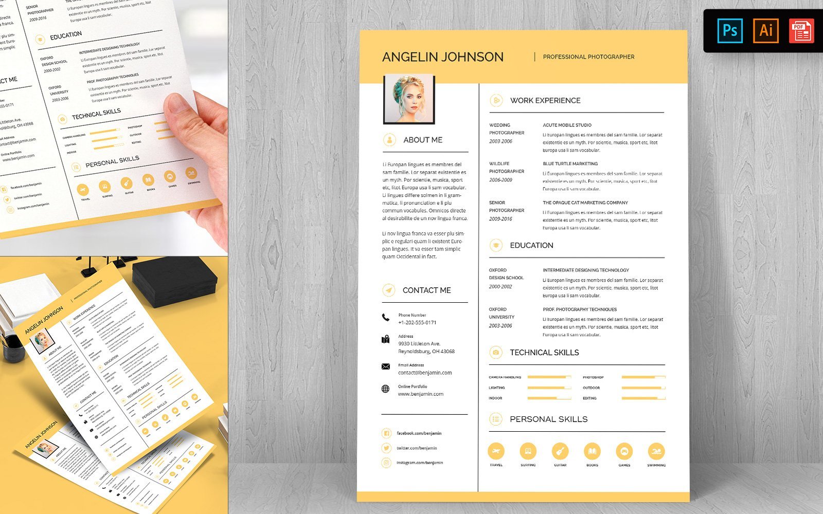 Kit Graphique #148709 Resume Template Divers Modles Web - Logo template Preview