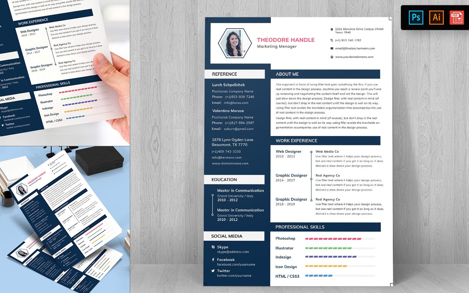 Kit Graphique #148715 Resume Template Divers Modles Web - Logo template Preview