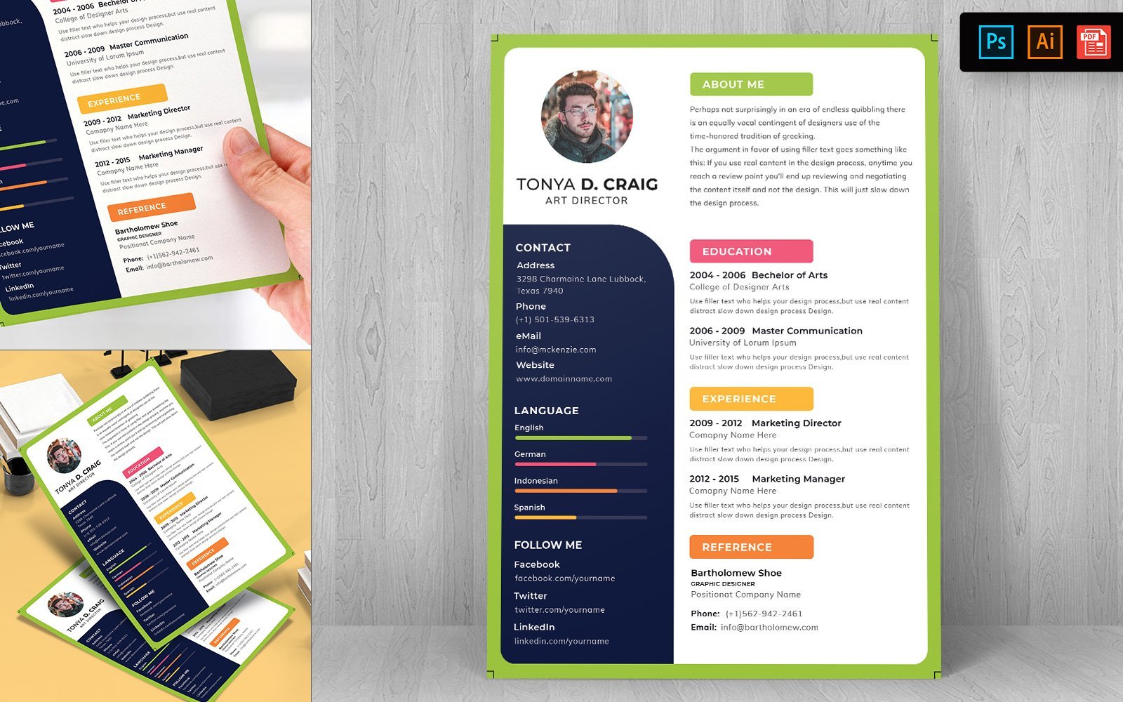 Kit Graphique #148731 Resume Template Divers Modles Web - Logo template Preview