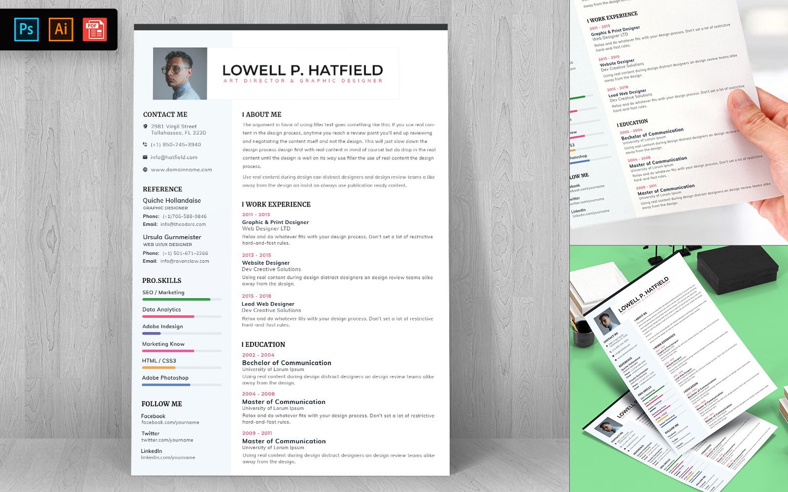 Kit Graphique #148757 Resume Template Divers Modles Web - Logo template Preview