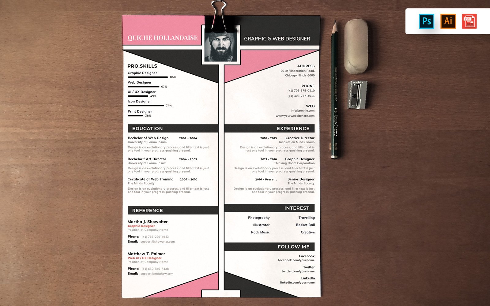 Kit Graphique #148767 Resume Template Divers Modles Web - Logo template Preview