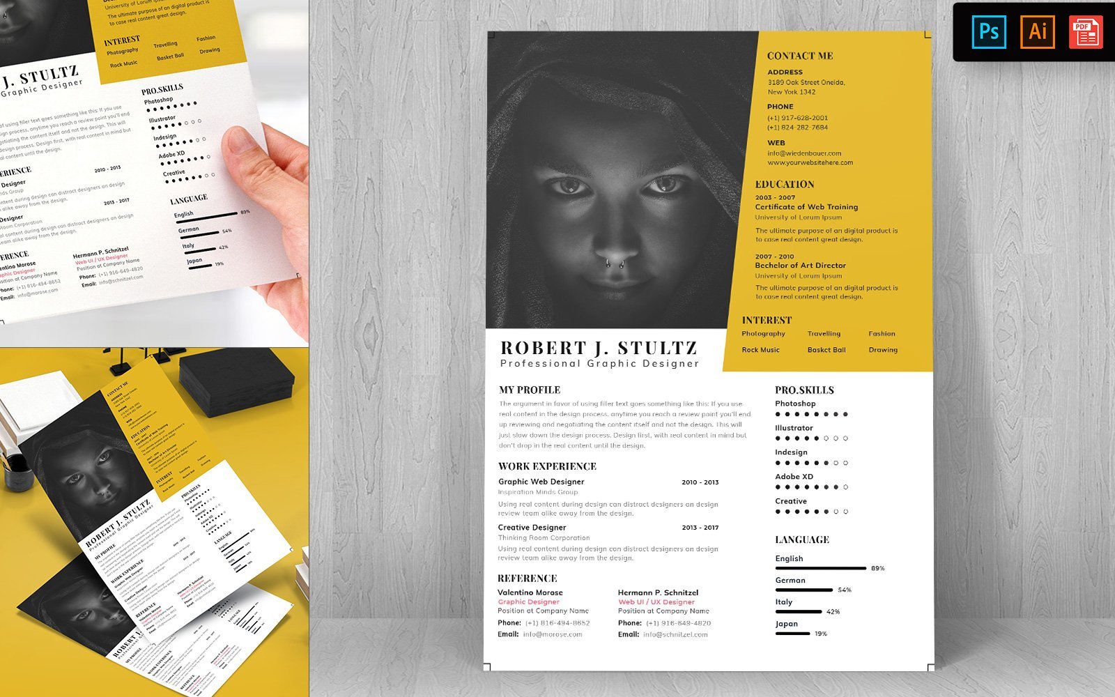 Kit Graphique #148777 Resume Template Divers Modles Web - Logo template Preview