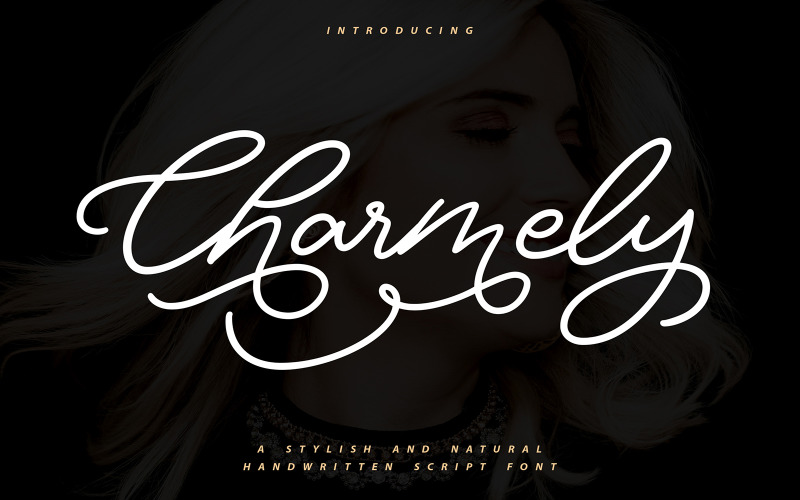 Charmelly | Handwritten Cursive Font