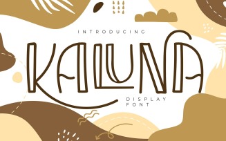 Kaluna | Display Font
