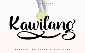 Kawilang | Handwriting Brush Font