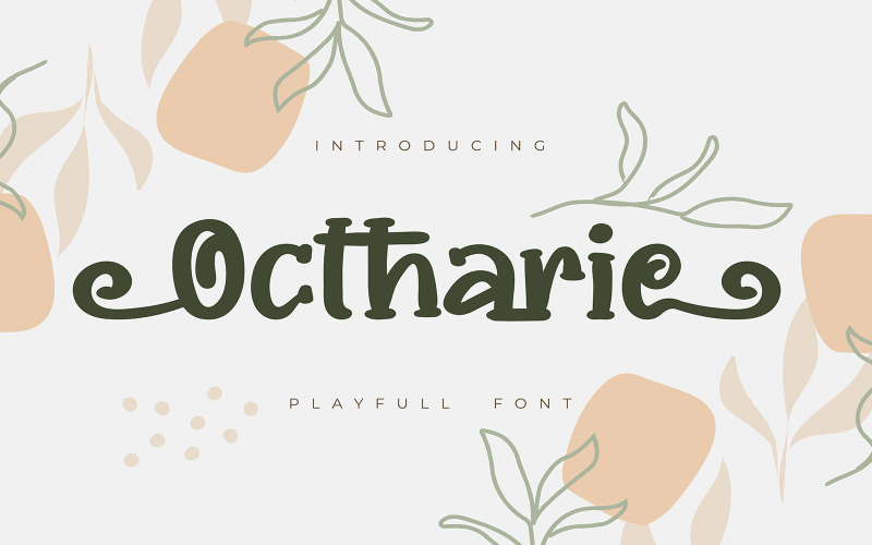 Ochtarie | Playfull Font