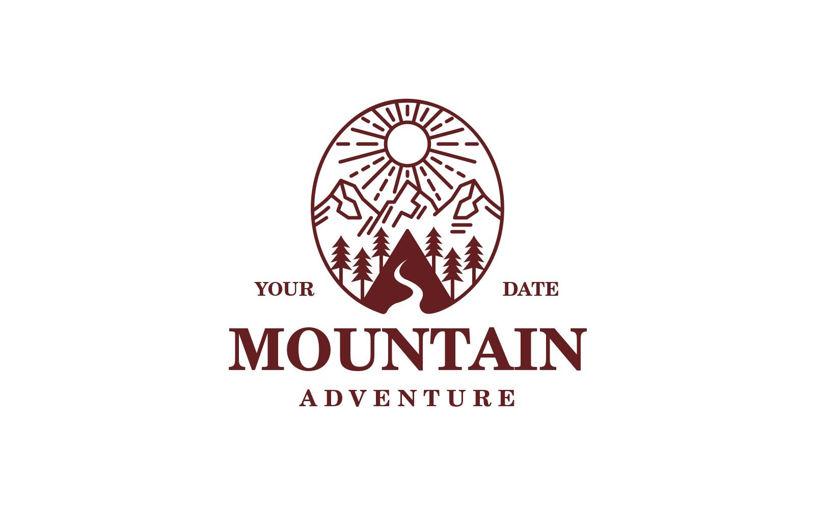 Kit Graphique #149001 Mountains Mountain Divers Modles Web - Logo template Preview