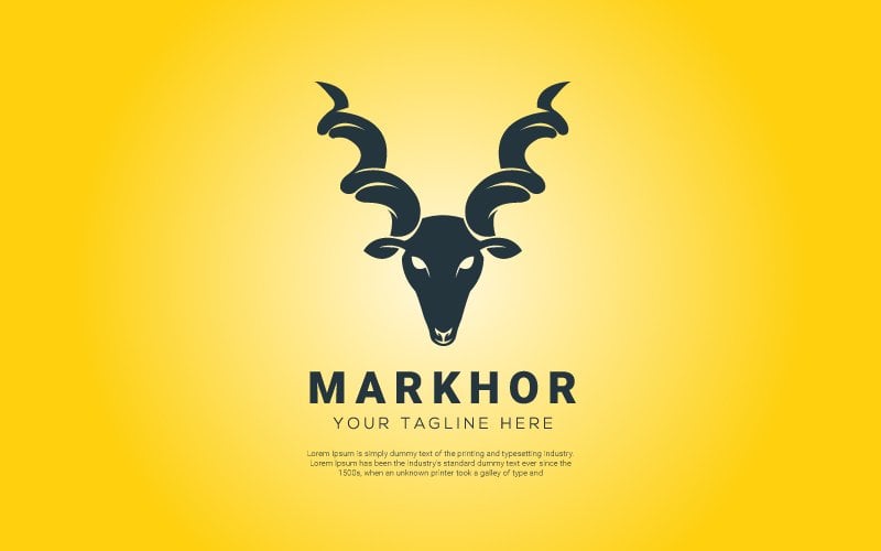 Template #149020 Markhor Logo Webdesign Template - Logo template Preview