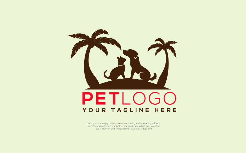 Pet Care Logo Template