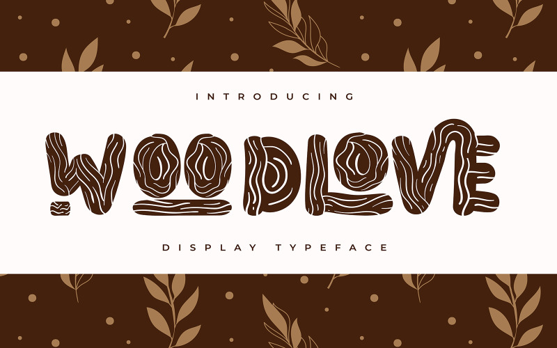 Woodlove | Display Typeface Font