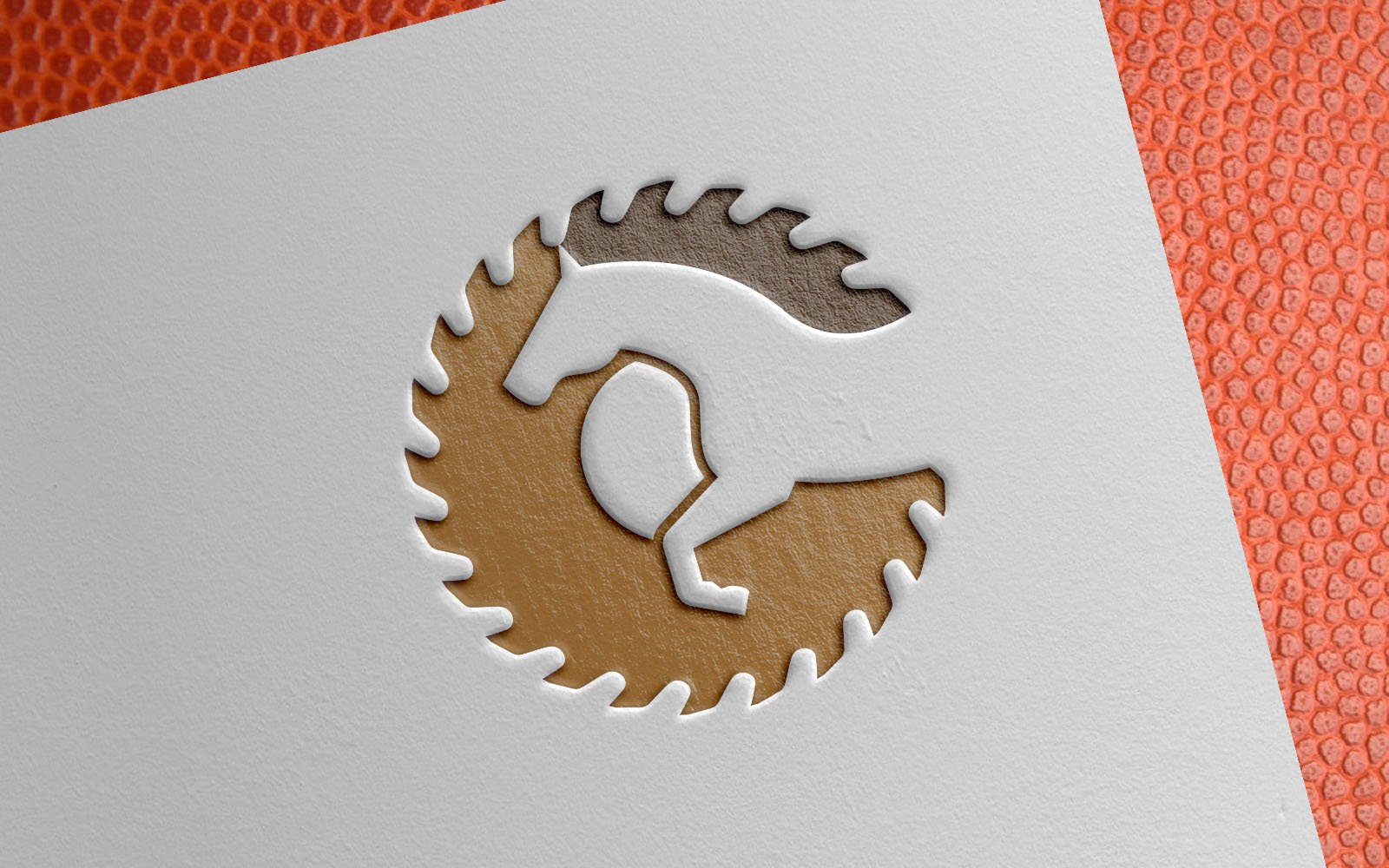 Horse Circular Saw Template de Logotipo №149390
