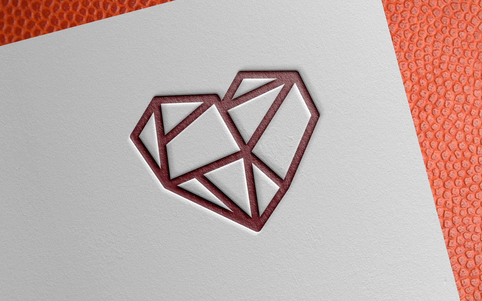 Love Geometric Stone Template de Logotipo №149355
