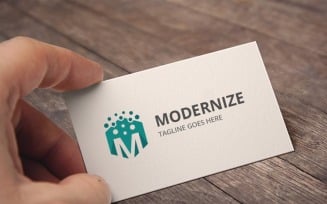 Letter M (Modernize) Logo Template