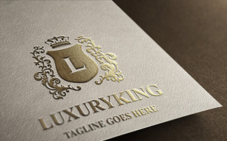 Luxury King - Letter L Logo Template