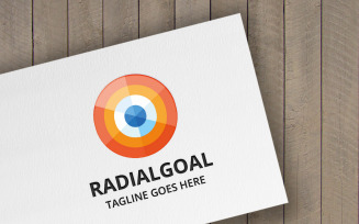 Radial Goal Logo Template