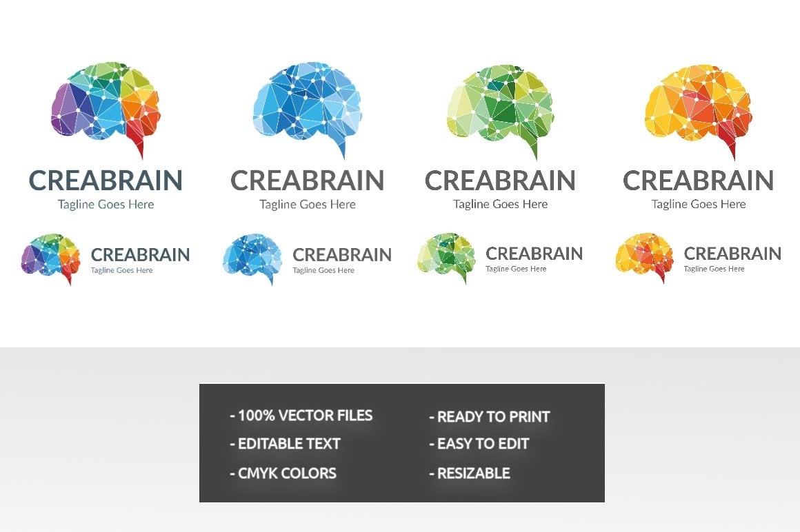 Kit Graphique #149555 Brain Brand Divers Modles Web - Logo template Preview