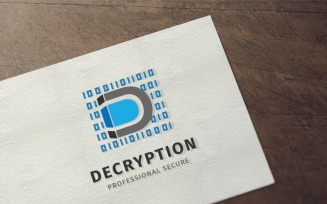 Decryption - Letter D Logo Template