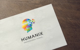 Human Digital Logo Template