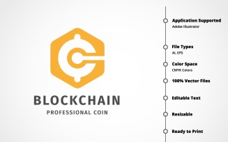 Blockchain Logo Template