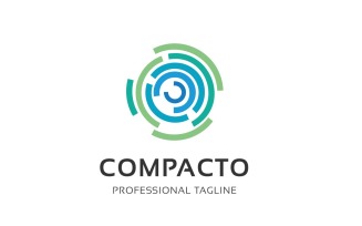 Compact Data Logo Template