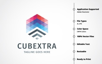 Cubextra Logo Template