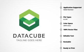 Data Cube Logo Template