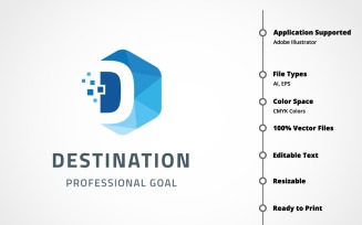 Destination - Letter D Logo Template