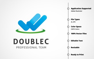 Double Team Logo Template