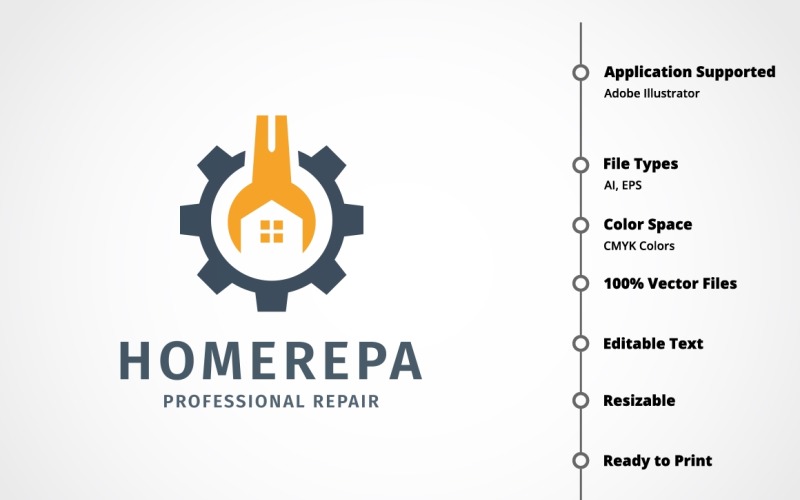 Home Repair Logo Template