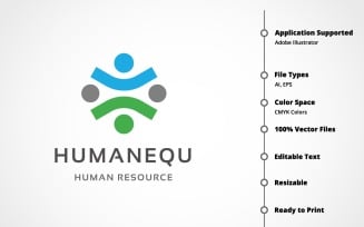 Human Resource Logo Template