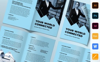 Advertising Consultant Brochure Bifold - Corporate Identity Template