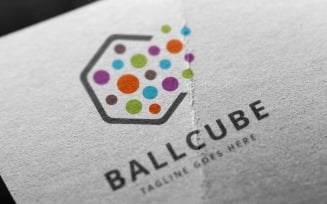 Ball Cube Logo Template