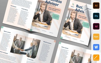 Business Advisor Brochure Bifold - Corporate Identity Template