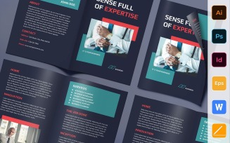 Business Consultant Brochure Bifold - Corporate Identity Template