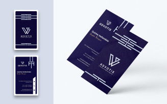 Designer Business Card-Vertical - Corporate Identity Template
