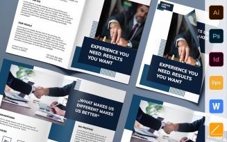 Law Firm Brochure Bifold - Corporate Identity Template