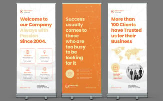 Roll-Up Banner Set Creative - Corporate Identity Template