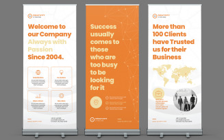 Roll-Up Banner Set Creative - Corporate Identity Template