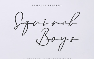 Squirel Boys Font