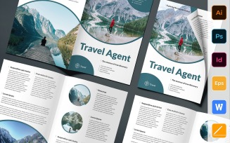 Travel Agency Brochure Bifold - Corporate Identity Template