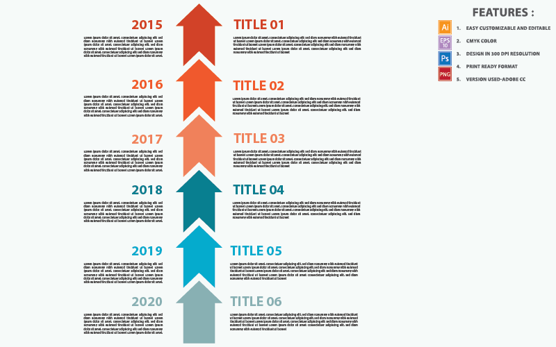 Abstract Timeline Vector Design Infographic Elements