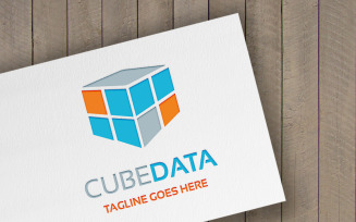 Cube Data Logo Logo Template
