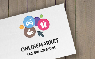 Online Market Logo Logo Template